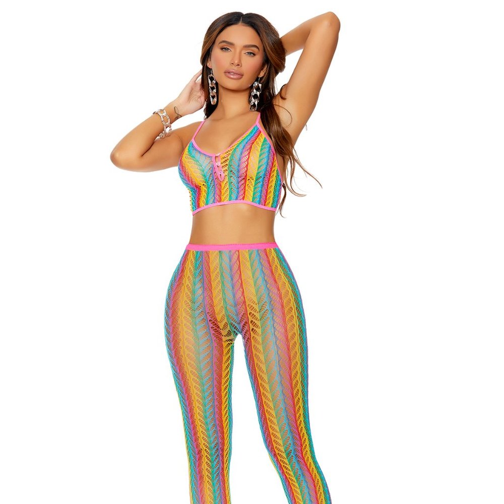 Vibrant colored Camisole and Leggings Set